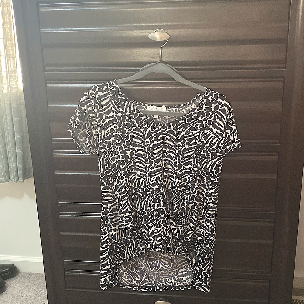 Soft zebra print top